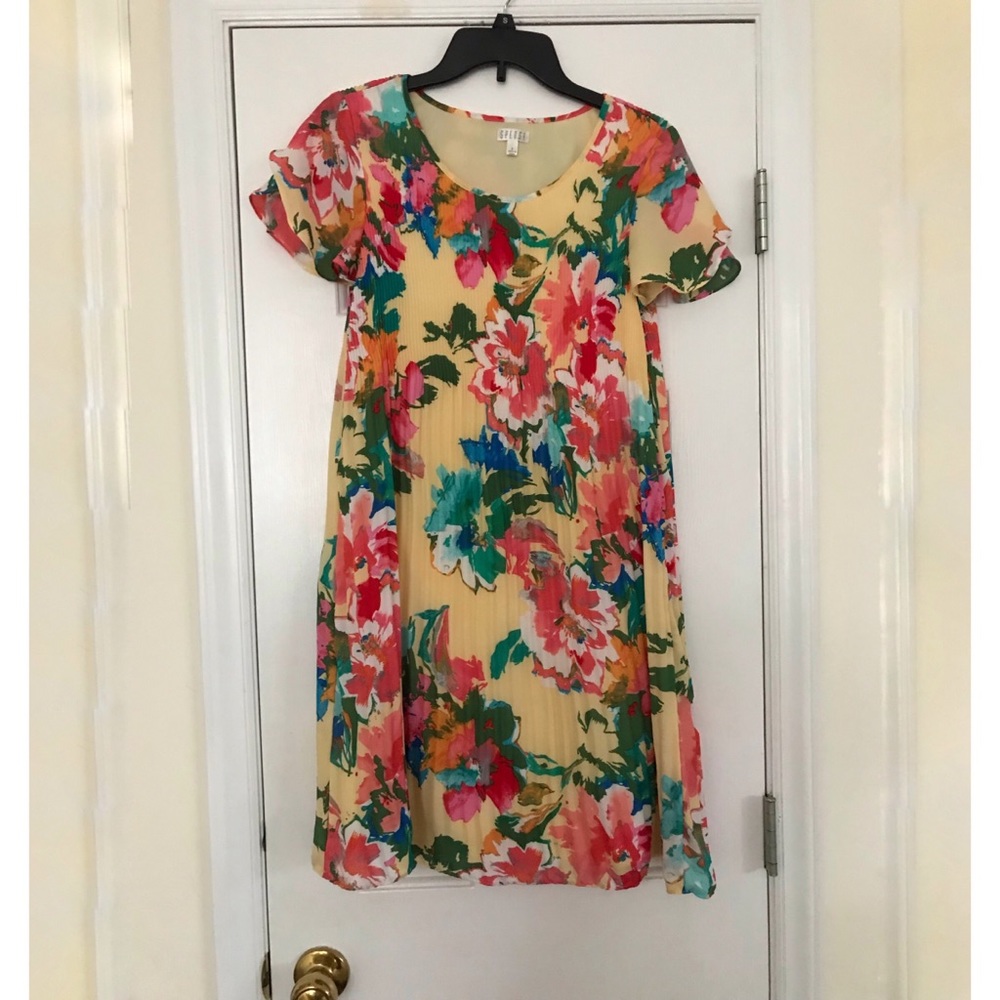 Spense floral midi dress